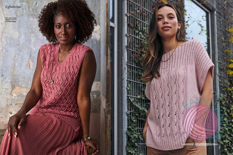 Вязаные модели журнала The Knitter, ажурные наряды для стильного образа 2023