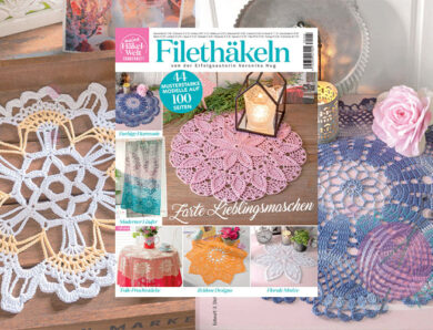 Красивые модели салфеток крючком немецкого журнала FiletHakelt