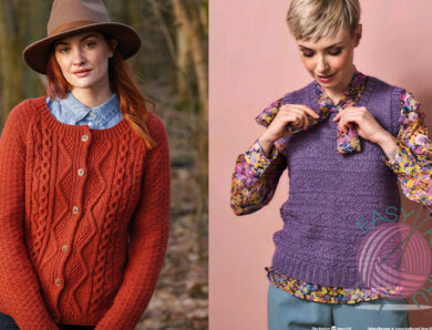 Уникальные вязаные модели из журнала The Knitter 197. Тенденции 2023 с особым шармом для повседневного стиля