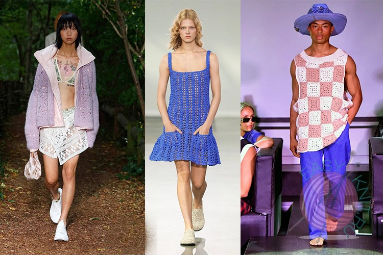 Из мира моды. Вязаные модели одежды от дизайнеров на лето 2024