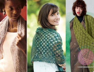 Воздушное вязание, подборка из трех изящных палантинов для вашего вдохновения