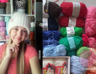 Вязание в январе, готовая работа и пряжа на новые проекты