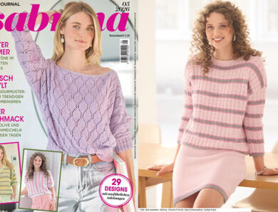 Новый выпуск журнала по вязанию Sabrina 5/2026: модели для весны и лета